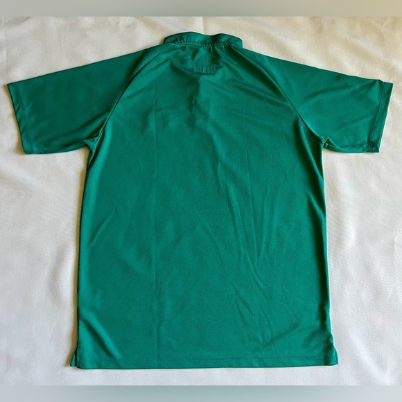 NFL Super Bowl LIV Miami Polo Shirt Men’s Medium Teal Dri-FIT On-Field 100 Logo - Picture 7 of 7